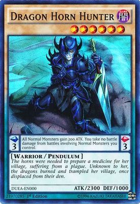 Dragon Horn Hunter - DUEA-EN000 - Super Rare 1st Edition Duelist Alliance 1st Edition Singles