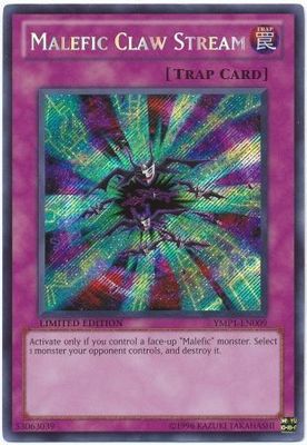 Malefic Claw Stream - YMP1-EN009 - Secret Rare 3D Bonds Beyond Time YMP1