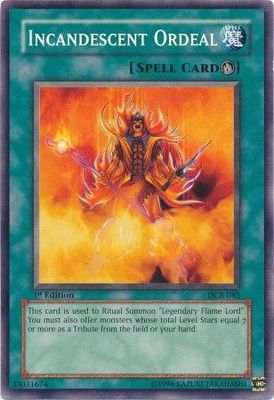 Incandescent Ordeal - DCR-085 - Common 1st Edition Dark Crisis [DCR] 1st Edition Singles