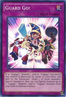 Guard Go! - WSUP-EN029 - Super Rare 1st Edition YuGiOh World Superstars 1st Edition Singles