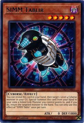 SIMM Tablir - CYHO-EN001 - Rare 1st Edition Cybernetic Horizon 1st Edition Singles (espanol)