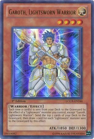 Garoth, Lightsworn Warrior - LCGX-EN246 - Ultra Rare 1st Edition Legendary Collection 2 1st Edition Singles
