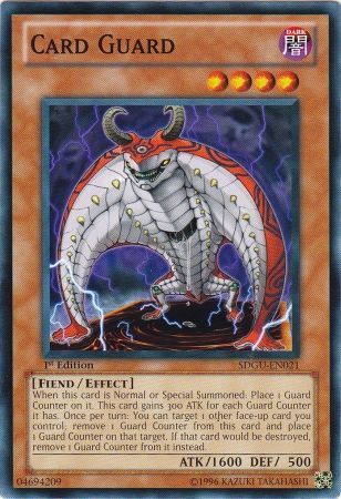 Card Guard - SDGU-EN021 - Common 1st Edition Structure Deck: Gates of the Underworld 1st Edition Singles