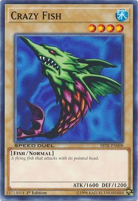 Crazy Fish - SBTK-EN008 - Common 1st Edition Speed Duel: Trials of the Kingdom Singles