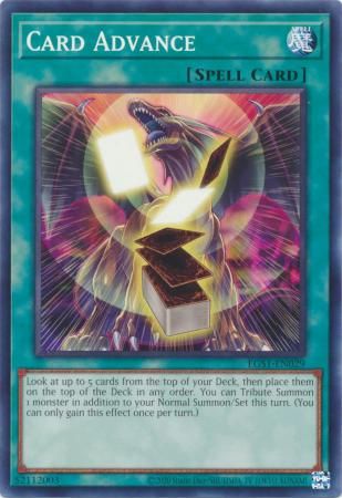 Card Advance - EGS1-EN029 - Common Unlimited Egyptian God Deck: Slifer the Sky Dragon Unlimited