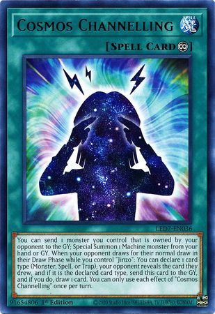 Cosmos Channelling - LED7-EN036 - Rare 1st Edition Legendary Duelists: Rage of Ra 1st Edition Singles