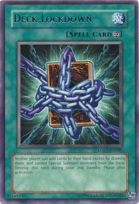 Deck Lockdown - LODT-EN060 - Rare Unlimited Light of Destruction [LODT] Unlimited Singles