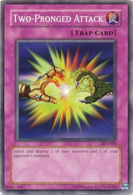 Two-Pronged Attack - SDY-028 - Common Unlimited Starter Deck: Yugi [SDY] Unlimited Singles
