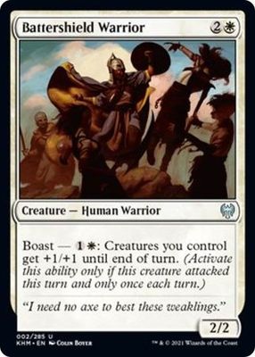 Battershield Warrior 002/285 - Kaldheim Singles