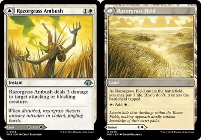 Razorgrass Ambush // Razorgrass Field 238 Modern Horizons 3 Singles