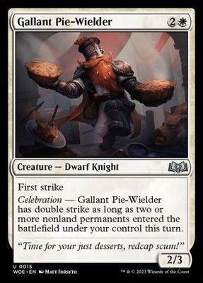 Gallant Pie-Wielder 0015 Wilds of Eldraine Singles