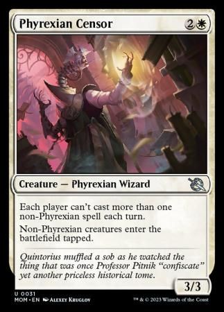 Phyrexian Censor 0031 March of the Machine Singles
