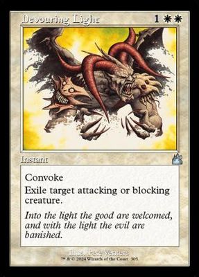 Devouring Light Retro Frame 0305 Ravnica Remastered Collector Booster Singles