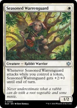 Seasoned Warrenguard 030 Bloomburrow Singles