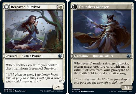 Bereaved Survivor | Dauntless Avenger 004/277 - Innistrad: Midnight Hunt Singles