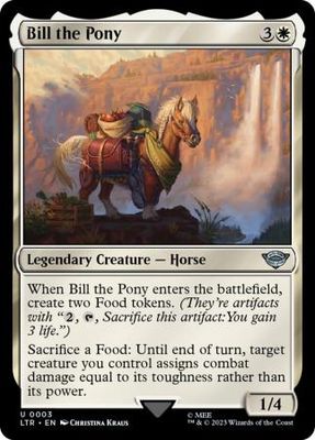 Bill the Pony 0003 The Lord of the Rings: Tales of Middle-Earth Singles