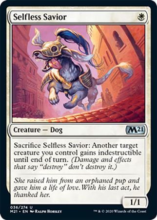 Selfless Savior 036/274 - Magic 2021 (M21) Singles
