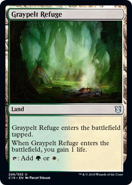 Graypelt Refuge 249/302 Commander 2019 Singles