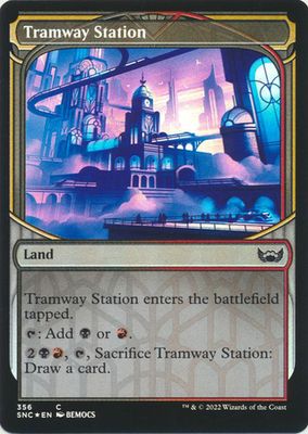 Tramway Station 356 - Showcase Skyscraper Streets of New Capenna Collector Booster Singles