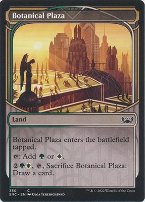 Botanical Plaza 350 - Showcase Skyscraper Streets of New Capenna Collector Booster Singles