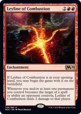 Leyline of Combustion 148/280 - Magic 2020 (M20) Singles (Español)