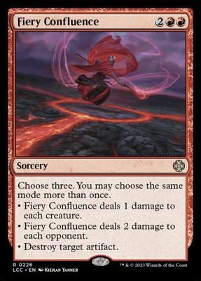 Fiery Confluence 0226 The Lost Caverns of Ixalan Commander Singles(Español)