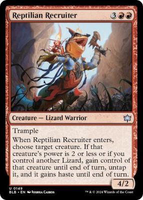 Reptilian Recruiter 149 Bloomburrow Singles (Español)