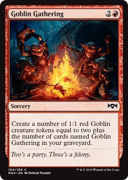 Goblin Gathering 104/259 Ravnica Allegiance Singles (Español)