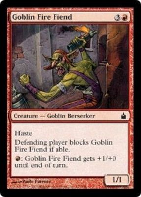 Goblin Fire Fiend  127/306- Ravnica Singles