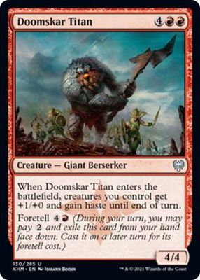 Doomskar Titan 130/285 - Kaldheim Singles