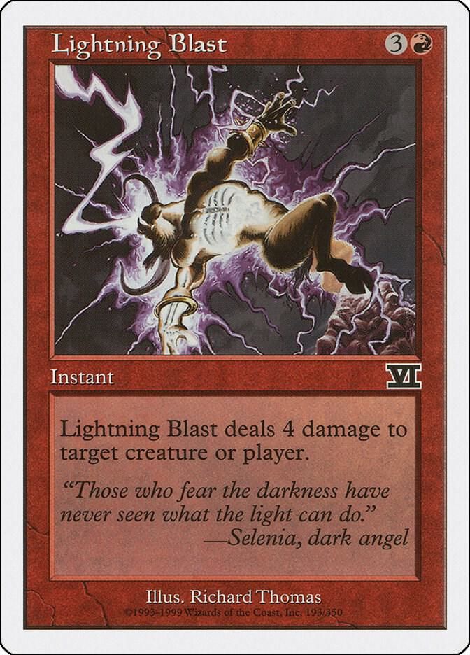 Lightning Blast - Classic Sixth Edition (6ED) Classic Sixth Edition