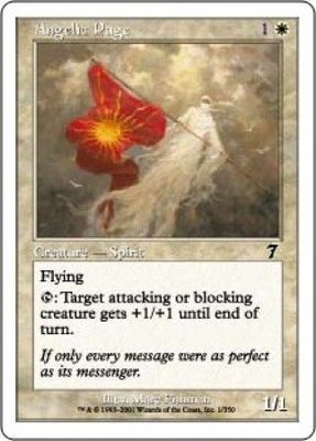 Angelic Page MTG 7th Edition Singles