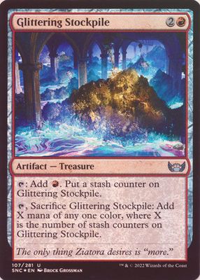 Glittering Stockpile 107/281 - Foil Streets of New Capenna Foil Singles