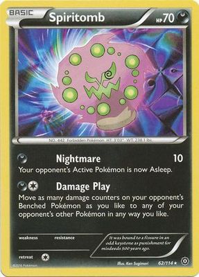Spiritomb - 62/114 - Rare XY: Steam Siege Singles