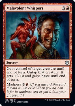 Malevolent Whispers 150/302 - Commander 2019 Singles