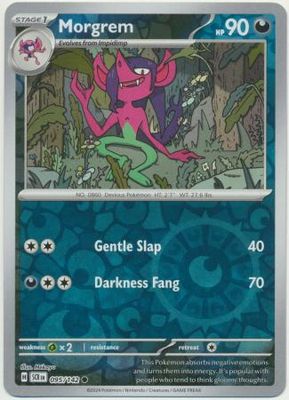 Morgrem - 095/142 - Common Reverse Holo Scarlet &amp; Violet: Stellar Crown Reverse Singles