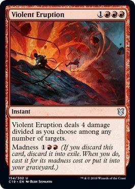 Violent Eruption 154/302 Commander 2019 Singles