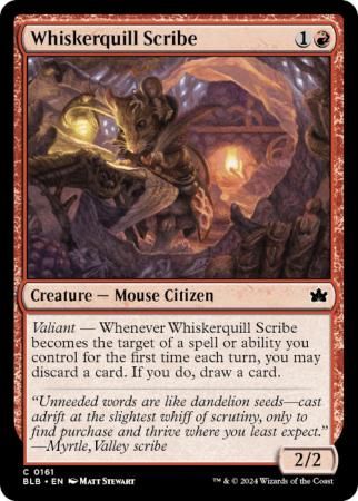 Whiskerquill Scribe 161 Bloomburrow Singles