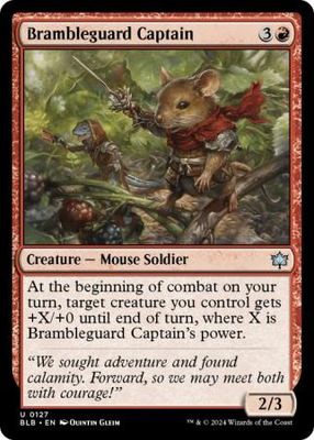 Brambleguard Captain 127 Bloomburrow Singles