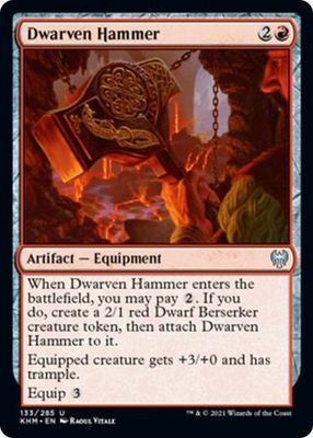 Dwarven Hammer 133/285 Kaldheim Singles