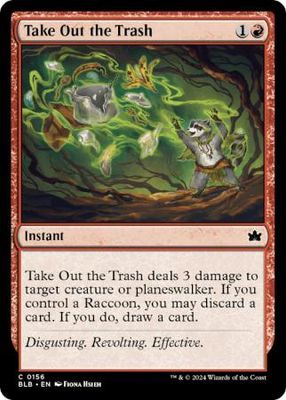 Take Out the Trash 156 Bloomburrow Singles