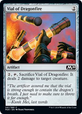 Vial of Dragonfire 241/280 Magic 2020 (M20) Singles (Español)
