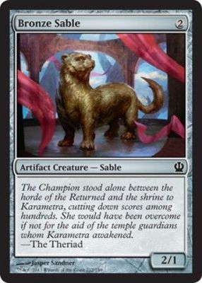 Bronze Sable 212/249 -  Theros Singles