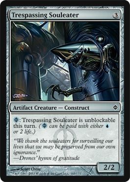 Trespassing Souleater  163/175 - New Phyrexia Singles