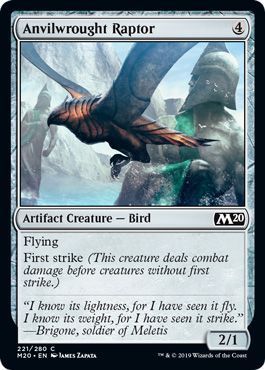 Anvilwrought Raptor 221/280 - Magic 2020 (M20) Singles (Español)