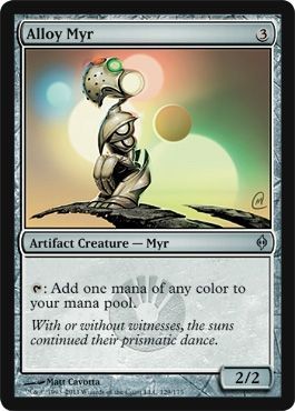 Alloy Myr New Phyrexia Singles