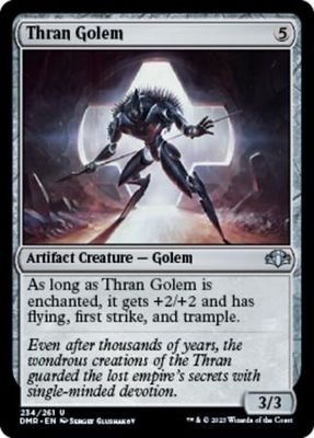 Thran Golem 234/261 Dominaria Remastered Singles