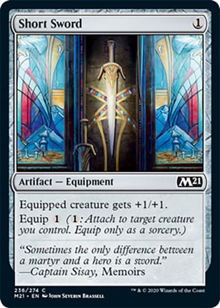 Short Sword 236/274 Magic 2021 (M21) Singles