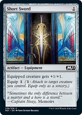 Short Sword 236/274 Magic 2021 (M21) Singles