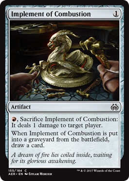 Implement of Combustion 155/184 - Aether Revolt Singles